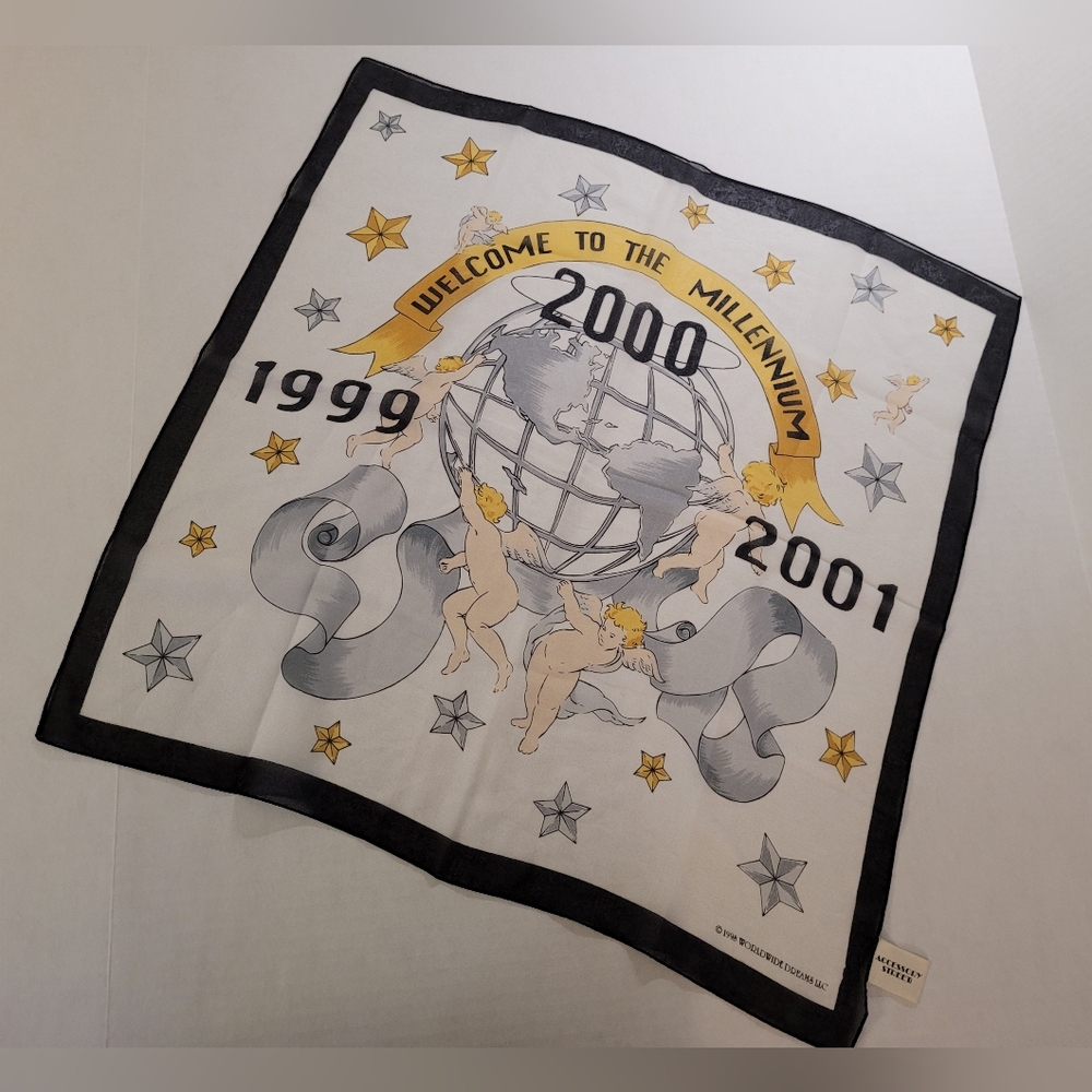 Millennium Themed Silk Scarf